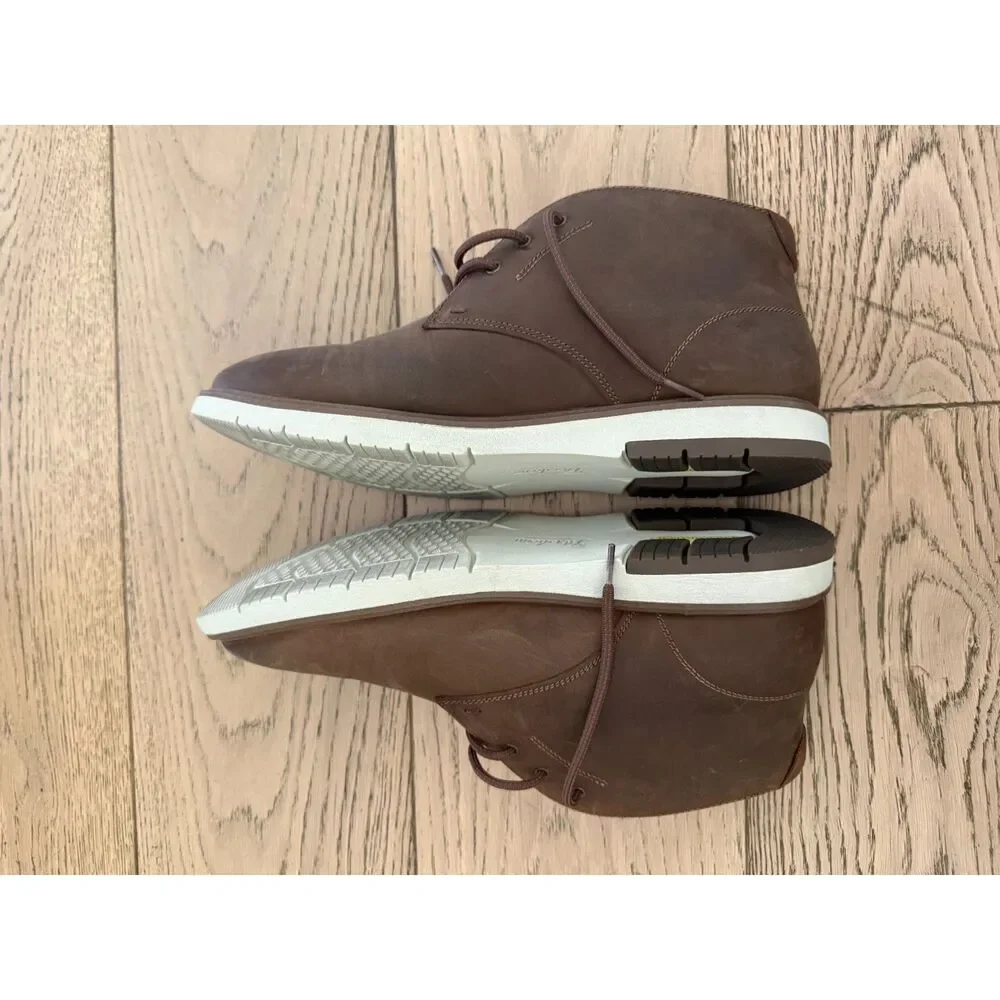 Florsheim Vibe Leather Chukka Boots Brown Men's Size 10W Wide Casual Ankle Boot